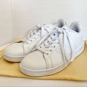 Adidas Cloudfoam Advantage White Sneaker Women’s size 8